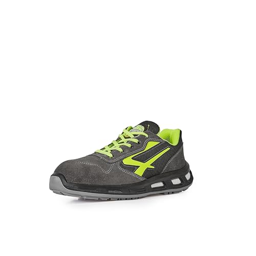 U-Power Red Lion® Yellow, Leather Zapatos de seguridad, Zapatillas deportivas ligeras...