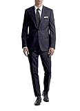 Calvin Klein Men's Slim Fit Stretch Suit, Navy Dark, 40 Regular