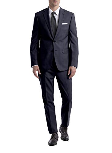 Calvin Klein Men's Slim Fit Stretch Suit, Navy Dark, 40 Regular