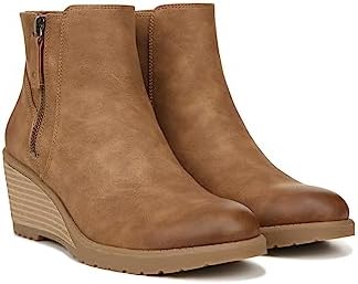 Dr. Scholl's Womens Chloe Ankle Bootie Brown Synthetic 8 W | Image 3