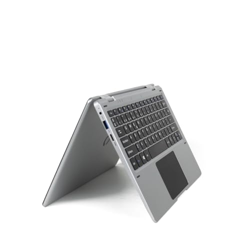 PRIXTON Ordenador Portátil Convertible Flex Pro con Pantalla Táctil de 11.6”, Windows 11 Home, Procesador Intel Celeron N4020, Memoria 4GB RAM / 128GB, Teclado en Español - imagen 6