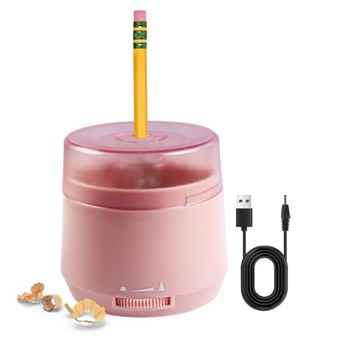 Taille-crayon électrique rapide avec arrêt automatique pour adolescents