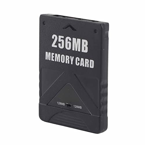 Image of PS2 Memory Card, High Speed Game Memory Card, 15% Speed Up Portable Memory Cards, Compatible with ABS PS2 Accessories Replacement for Saving Games and Information (256MB)