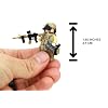 Battle Brick 1.6 Inches Tall CCT Air Force Special Operations Value Custom Minifigure | Genuine Military Minifig | Packaged in The USA | | Great Gift for Ages 8+ to Adult AFOL