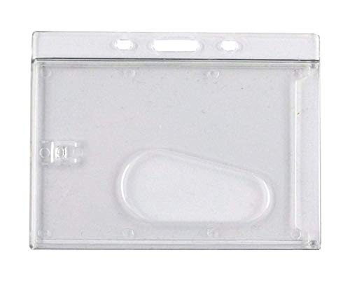 Protège-documents transparent et étui de badge rigide Macemaro x100
