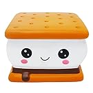 Serenilite Slow Rising Scented Squishy Toy - Cute and Cuddly Toys for Squeezing & Stress Relief - 1 Piece (Smore)
