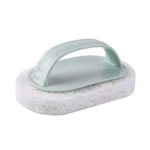 6 Inch Bath Tub Scrubber, Handheld Sponge Scrubber, Cleaning Brush，Black