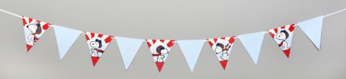 Eureka Peanuts Flying Ace Pennant Banner, Measures 10 ft long