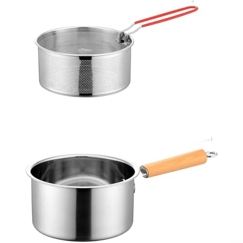 Petite friteuse en acier inoxydable avec couvercle pour induction - 3