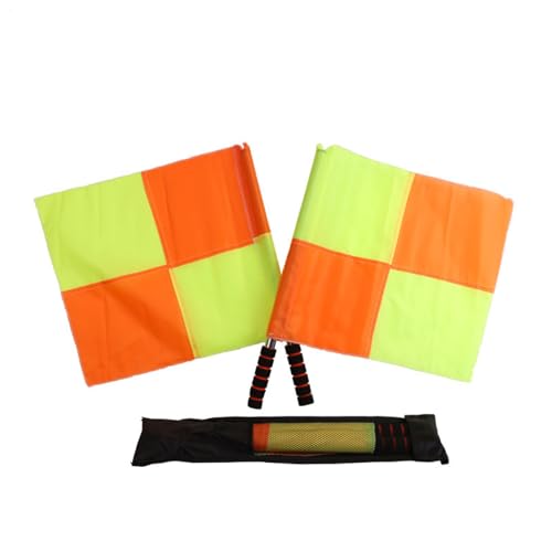 Volleyball Flags | Referee Court Gear | 2 Stück High-Visibility Tear-Resistant Flags | Outdoor Volleyball Matches School Competitions Professional Leagues Sports Equipment Signal Flag