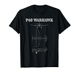 avion p 40 precio Camiseta Curtiss P-40 Warhawk para entusiastas de los aviones de la Fuerza Aérea/Guerra, la camiseta perfecta para esa persona que disfruta de la historia militar y va a espectáculos aéreos.