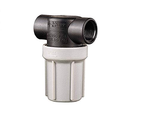 TeeJet 3/4" Compact Line Strainer Poly Head & Bowl w/ 50 Mesh Screen Farmer Bob's Parts AA122-3/4-PP-50