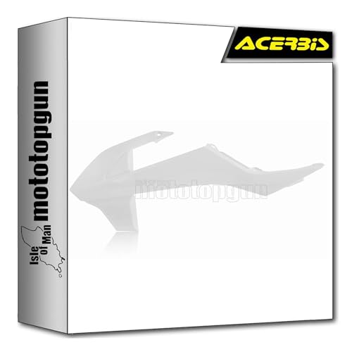 Radiator scoops blanc Acerbis 0021814.030 pour moto KTM SX 65 de 2016 à 2020