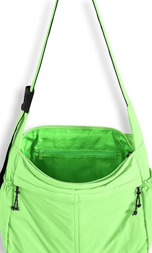 Image of ODODOS 20L Crossbody Tote Bag Large Capacity Lightweight Hobo Shoulder Sling Bags for Gym Shopping Beach Travel