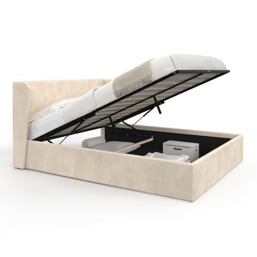 IDMarket Phoenix - Aparador de 140 cm, 4 puertas, efecto madera antigua y negro