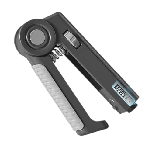 Handtrainer, Griffkrafttrainer, verstellbarer Widerstand, Handpresse, mühelose Fortschrittsüberwachung, fester Griff, 18 x 20 x 3 cm, für Fitness