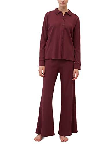 Marc O’Polo Body & Beach W-Loung-Set LS Juego de Pijama, Burdeos, XS para Mujer Cover
