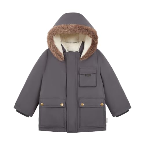 Image of Carter's Boys' Warm Winter Parka Hooded Jacket