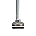 cyclingcolors 4 x Adjustable Feet with Teflon Glider and Stainless Steel Cover Adjustment Screw Height Adjuster Furniture Tools Table Office Community Leisure Furniture Feet Stand M10 x 50 mm