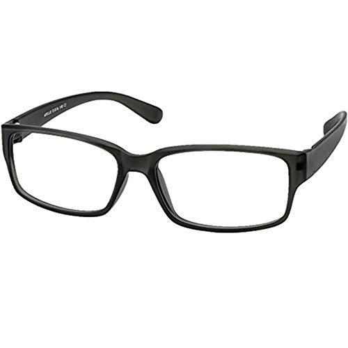 LifeArt Blu-ray-Brillen, Lesebrille für Computer, transparente Linse, Kopfschmerzen reduzieren & trockene Augen verhindern, Mode für Männer/Frauen +1.50