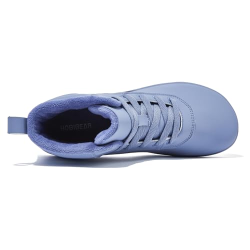 Image of HOBIBEAR Womens Winter Barefoot Shoes Men Wide Toe Box Warm Faux Fur Lined Ankle Sneakers