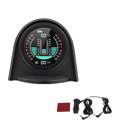 Inclinometro digitale per auto, Inclinometro per veicoli Indicatore di inclinazione