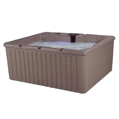 Aqualife Current Outdoor Hot Tub, Free Extras, Fits 4-Adults, Plug and Play Spa, Free Cover Included, Made in USA