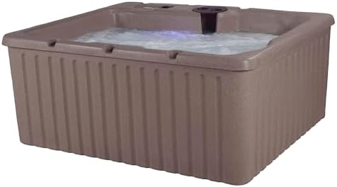 Aqualife Current Outdoor Hot Tub, Free Extras, Fits 4-Adults, Plug and Play Spa, Free Cover Included, Made in USA