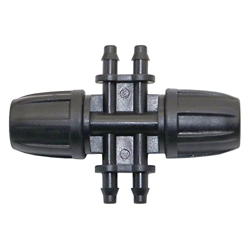 bzcemind 6 stücke Garten Tropf Bewässerungsschlauchverbinder 8/11mm bis 4/7mm 4 Way Schlauchteiler