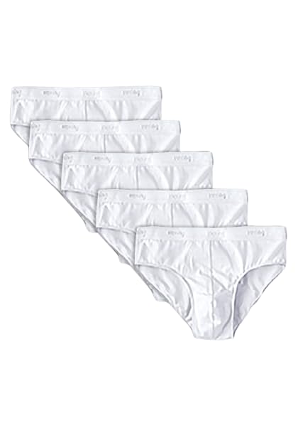Cueca Slip Hering Em Algodão Com Elástico Personalizado - Branco M