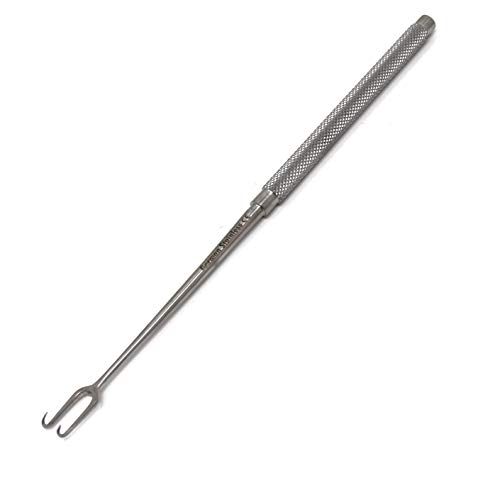 A2Z SCILAB Joseph Skin Hook 6.25", with 2 Sharp Prongs 2mm Apart,