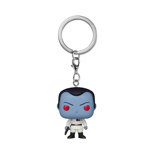 Funko Pop! Keychain: Star Wars Ahsoka Novelty Keyring, Collectable Mini Figure, Stocking Filler, Gift Idea