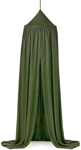 Green Bed Canopy, Hanging Round Dome Mosquito Net Curtains Tent C...