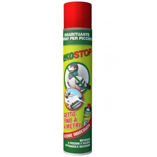 EKOSTOP Spray Disabituante per Piccioni e Volatili 750ml –...