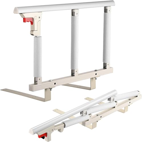 Hlieeosfcn Bed Rail for Elderly 69 * 40cm Foldable Bed Rail Safety Side Protector for Elderly Adult Support Handle for Adults Kids Safety Hospital Home Care