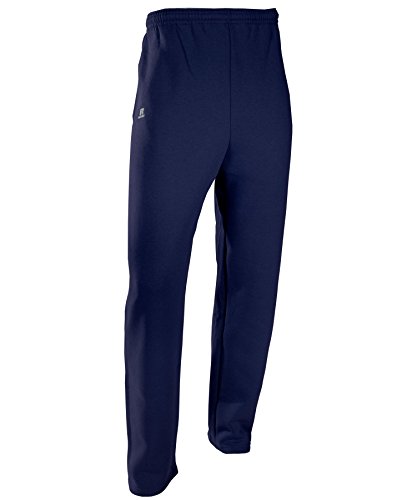 Russell Athletic Men's Dri-Power Closed-Bottom Fleece Pocket Pant - Large - Navy