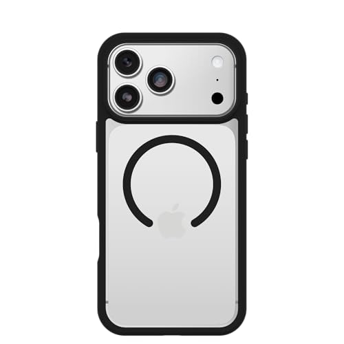 Image of OtterBox iPhone 17 Pro Max Profile Series Case Compatible with MagSafe - Black Crystal - Ultra-Thin, Stylish Minimalist iPhone Case