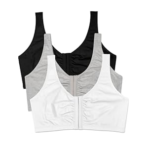 Fruit of the Loom Women’s Multi-Pack Front Close Sports Bra