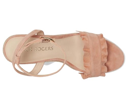 Jack Rogers Women's Rozette Ruffle Wedge-Suede Espadrille Sandal2