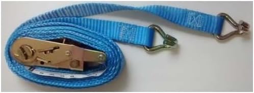 Adrian Steel 24772-0, Ratchet Strap w/Wire Hooks, 1w x 120d