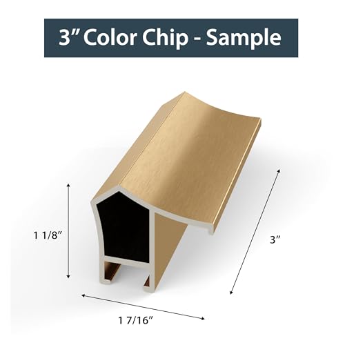 Image of Pale Gold Prismatic 85 inch Deco TV Frame for Samsung The Frame /Pro TVs