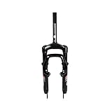  RIDEWILL BIKE Forcella Ammortizzata v-Brake/Disco 20\'\' a Filetto Diametro 25,4mm Nero (Forcelle 20)
