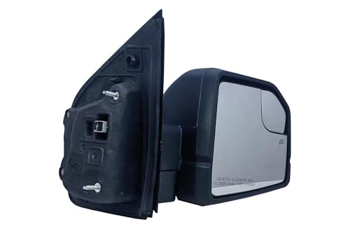 Replacement Passenger Right Side Door Mirror Textured Back Cover Power and Heated with Siginal Light for Ford F-150 fit year 2015 2016 2017 2018 2019 2020