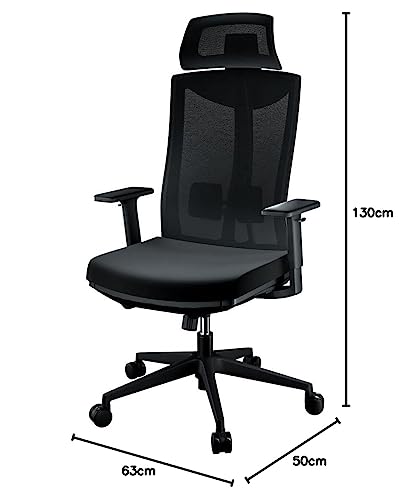 CADEIRA ERGONÔMICA OFFICE B7 PRETA – PCOB7PT – PCYES