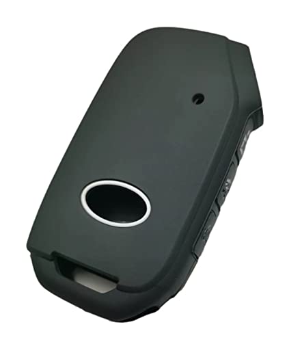 Funda de silicona Kia Forte K5 Sorento protector de llave inteligente negro 4