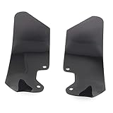 Newsmarts 1 Pair Motorcycle Side Wind Deflector Side Windshield Windscreen Wind Deflector Trim Fit for BMW R1200GS ADV 2004-2012(Black)