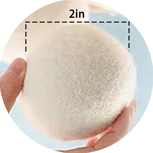 Astp&Fh Wool Dryer Balls 5-Pack 100% Wool Organic Fabric Softener, Safe And Odorless, Free Of Chemicals To Reduce Wrinkles And Static Adsorption, And Shorten Drying Time，Reusable #TOP3