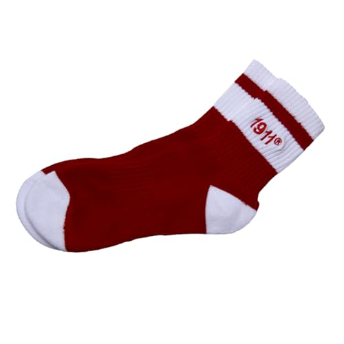 Kappa Alpha Psi Classic Durable Ankle Socks Red/White