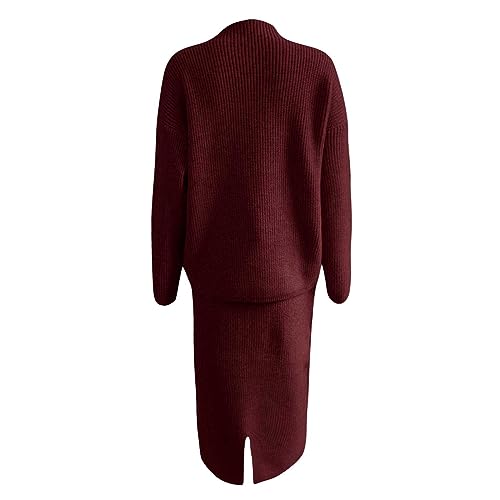 Ensemble pull et jupe longue mode décontractée pour vos sorties d'hiver - 4