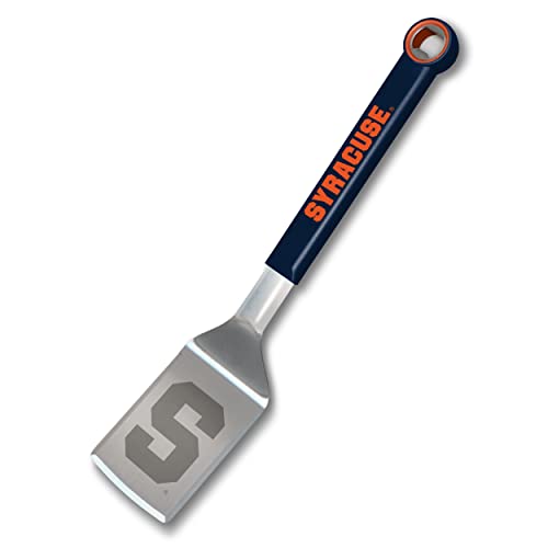 Spatule de barbecue Syracuse YouTheFan en acier inoxydable avec décapsuleur orange